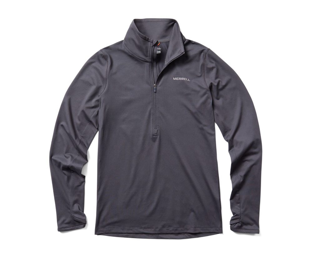 Merrell Long Sleeve Black - BetaTherm 1/4 Zip - Womens 04AXHCNOS